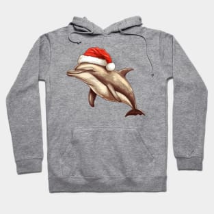 Santa Dolphin Hoodie